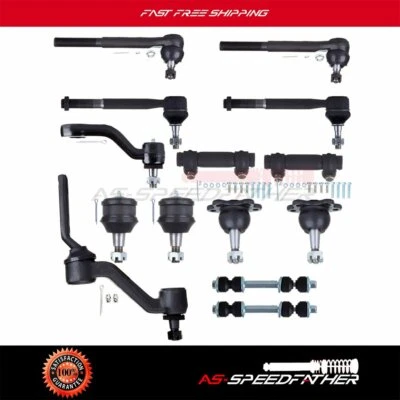 Kit de rótula de brazo Pitman suspensión nueva 14 piezas para Chevrolet C1500 C2500 Foto 1 de 4