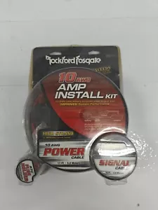 Neu Rockford RFK 10L 10 AWG Power Installationsset 17 Fuß von 10 AWG hoher Strang - Bild 1 von 5
