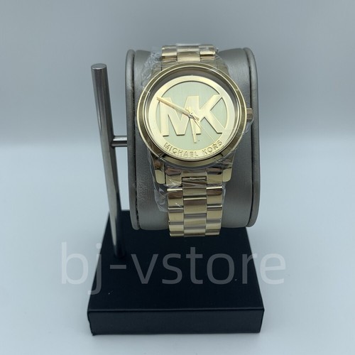 Orologio Donna Michael Kors MK5786 Runway 38mm Oro MK Logo Quadrante Acciaio Inox