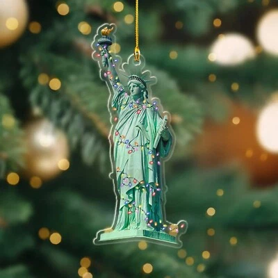 Statue Of Liberty Ornament, New York Christmas Ornament, Christmas Gifts - Image 1 of 2