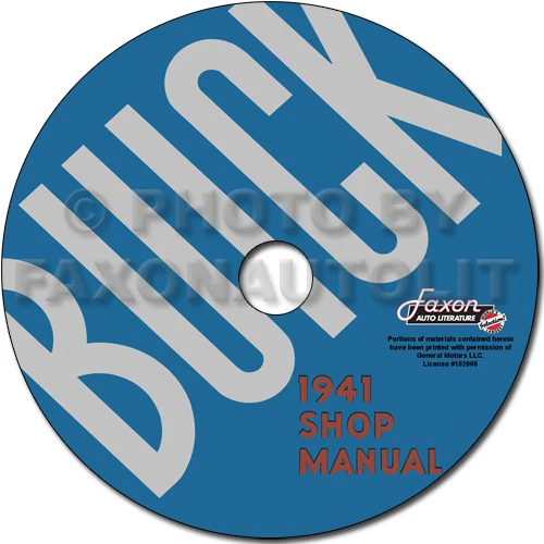 1941 Buick Tienda Manual CD 41 Especial Super Siglo Roadmaster Ltd Reparación - Imagen 1 de 1