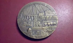 PORTUGUESE PORTUGAL Rare Large Thick Heavy Bronze or Brass MEDAL Capela Limited - Picture 1 of 7