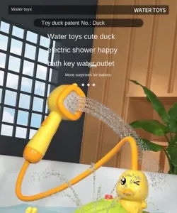 Kids Duck Spray Water Bath Toys Baby Shower Water Toys Bathtub Toys Water Toy - Picture 1 of 15