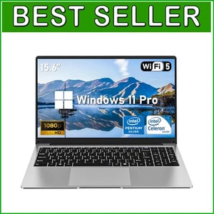 Portable 15.6'' Laptop with 8GB RAM, 256GB SSD & Full HD Display - Sleek Design - Picture 1 of 10