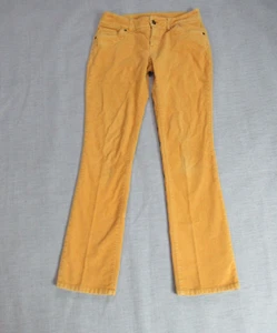 Delia*s Pants Juniors Size 5/6R Mustard Morgan Corduroy Straight Outdoor Cabin - Picture 1 of 14