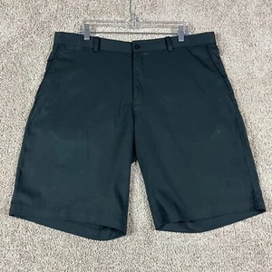 Pantalones Cortos de Golf Nike Hombres 38 Negros Dri Fit Ajuste Estándar Frente Plano Chino Elastizados DEFECTUOSOS - Imagen 1 de 11