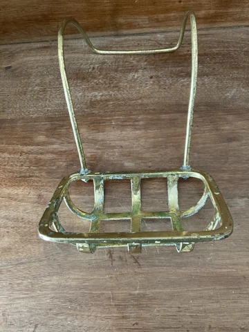 Antique Brass Over The Bath Soap Holder Cover