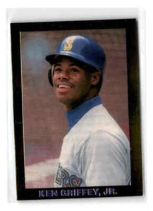 1991 24KT Ken Griffey Jr. Seattle Mariners Gold Border Purple Letters 202329 - Picture 1 of 2