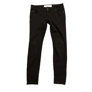 Pantaloni Hollister Juniors bambina taglia 3 vita bassa super skinny marrone scuro - Foto 1 di 13