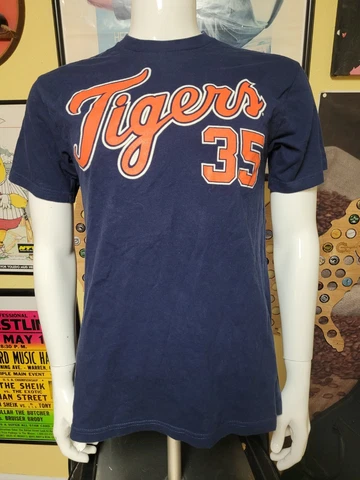 Detroit Tigers Justin Verlander Baseball Jersey T Shirt Medium MLB Cover