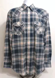 Gibson Trading Company Mens Long Sleeve Pearl Snap Button Shirt Size L Western - Picture 1 of 11