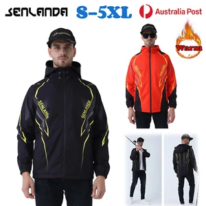 SENLANDA Fishing Clothing Jacket Hoodie Windproof Waterproof Warm Winter Sports - Picture 1 of 19