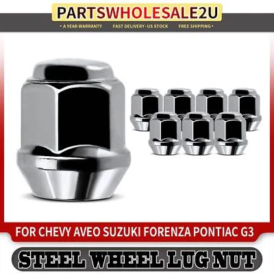 8x Tuerca de rueda M12-1.50 para Chevrolet Aveo 06-10 Pontiac G3 09 Suzuki Forenza Foto 1 de 4