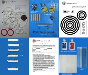 1974 Gottlieb Magnotron Pinball Deluxe Tune-up Kit - Incluye kit de anillo de goma - Imagen 1 de 2