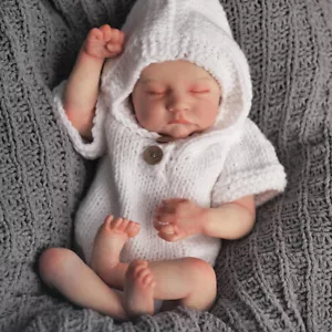 49CM Reborn Baby Dolls Soft Vinyl Body Real Boy Newborn Doll Handmade Kids Gift - Picture 1 of 5