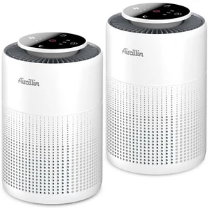 2 Pack Air Purifiers for Home Bedroom H13 True HEPA Air Filter Clea... Fast Ship - Picture 1 of 8