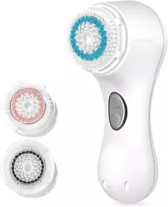 Facial Cleansing Brush, Sonic Face Scrubber Exfoliator for Women Skin Care Deep - Picture 1 of 7