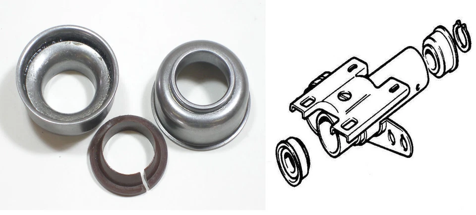 Fiat 850, Fiat 124 , Fiat Dino, Fiat 130 Set Bearings for Steering Column - Image 1 of 1