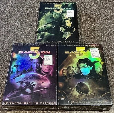 NEW!! Babylon 5 Seasons 3, 4, & 5 DVD Sets - FACTORY SEALED with FREE SHIPPING!! - Image 1 of 2