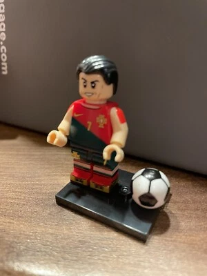 LEGO Custom Cristiano Ronaldo 7 CR7 Portugal Real Madrid Man Utd Football Mini Figure