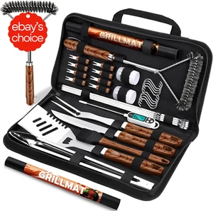 31Pcs BBQ Grill Accessories Set Heavy Duty Grilling Tools Stainless Steel Kit - Picture 1 of 12