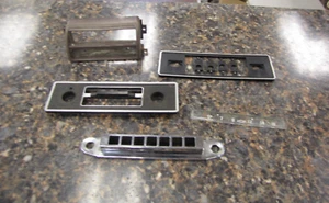 Lot of (4) Vintage Car/Truck Stereo/Radio Bezel Trim Faceplate Cover70's? - Mj37 - Picture 1 of 5