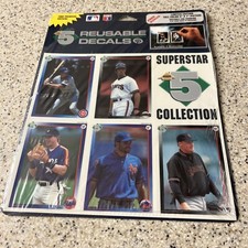 Orig. New 1992 Premiere Edition MLB SF Giants High 5 Reusable Decals & 5x7 Pic