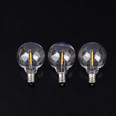 G40 Glüh birnen E12 3V 120V 220V 1W Globus Glüh birnen Indoor Outdoor Patio Home - Bild 1 von 4