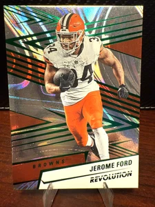 Jerome Ford Green Swirl 199/199-2025 Panini Revolution Cleveland Browns NFL SN - Picture 1 of 2