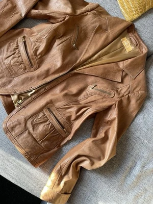 Biba Lamm Leder Jacke Wie Neu Cocanic Gr 38/40 Echtes Leder - Bild 1 von 4
