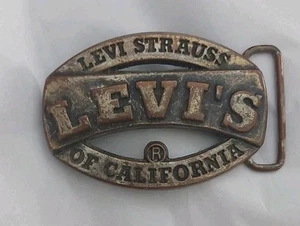 Vintage Levi Strauss Of California Belt Buckle - Picture 1 of 7