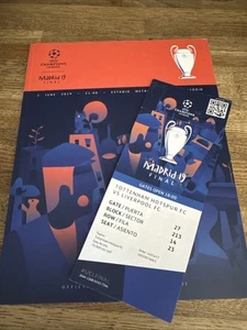 Tottenham v Liverpool Champions League Final 1st June 2019 Programme & Ticket - Picture 1 of 5