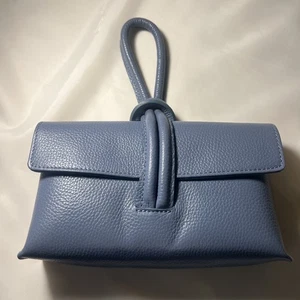 Borse in Pelle Borsa Donna Pelle Blu Pochette/Portafoglio Italia - Foto 1 di 7