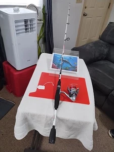 Spinning Fishing Rod Abu Garcia 6' Med 6-12lb And Reel Cardinal 101 - Picture 1 of 14