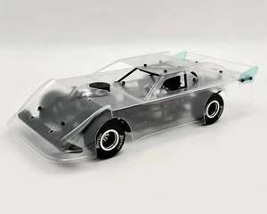 1RC Racing 1/18 Scale Late Model RC Car 2.0, Clear, RTR - Picture 1 of 2