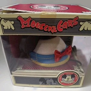 Raro cappello paperino orecchie Disney Mouseke Ears nuovo con scatola vintage da collezione - Foto 1 di 6