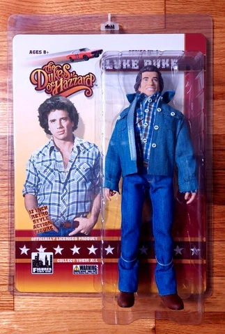 New! Luke Duke 12" Retro Style Action Figure Series No. 1 2013 Dukes of Hazzard Cover