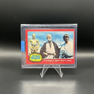 1977 Topps Star Wars #119 Threepio, Ben and Luke! - Image 1 of 4