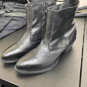 Laredo Herren Fletcher Schwarz Leder Stiefeletten 62070 - Bild 1 von 4