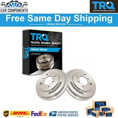 Juego de 2 pares de tambor de freno trasero derecho derecho TRQ para Ford Fiesta nuevo Foto 1 de 4
