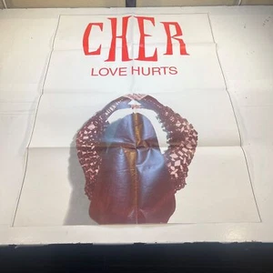 Auténtico póster vintage de la gira de conciertos de Cher Love Hurts 1992 23" x 33" - Imagen 1 de 4