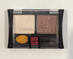 BUY1, GET1@20% OFF (add 2) Maybelline Expert Wear Eyeshadow Duo Amethyst Diamond - Picture 1 of 2