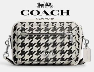 Neu mit Etikett Coach Elias Umhängetasche mit Houndstooth-Druck CJ511 - Bild 1 von 8