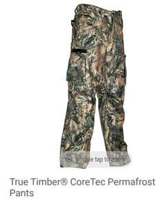 True Timber Core Tec Permafrost Silent Men's Sz M Camo Cargo Pants  - Picture 1 of 9