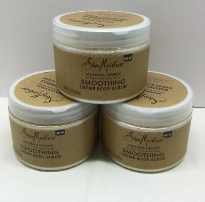 Manuka Honey, Smoothing Creme Body Scrub, 11.3 oz (320 g) Lot Of 3 Brand New - Image 1 of 2