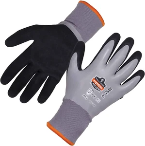 Ergodyne Proflex 7501 Coated Waterproof Winter Work Gloves Gray, Large, 1 Pair - Picture 1 of 12