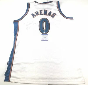 Gilbert Arenas Signed Jersey PSA/DNA Washington Wizards Autographed - Picture 1 of 3