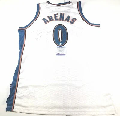 Gilbert Arenas Signed Jersey PSA/DNA Washington Wizards Autographed - Image 1 of 3