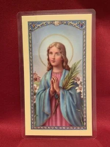 Bonella Heilige Karte von W. J. Hirten Co. St. Maria Goretti - Bild 1 von 3