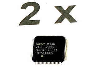 UPD703209YGK -814 9EU -A, NEC / RENESAS, 32-Bit, Microcontroller 80-pol, 2 Stück - Picture 1 of 4